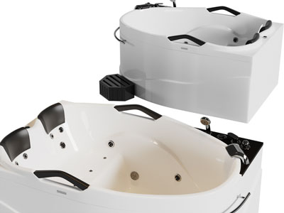 现代双人浴盆浴缸