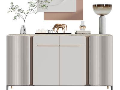 现代轻奢玄关柜、边柜