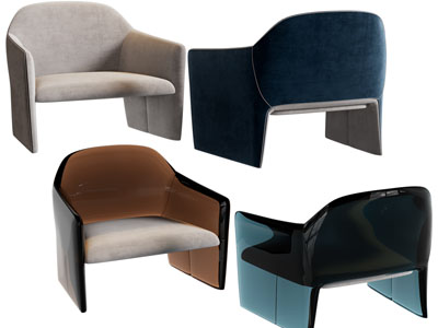 现代单人沙发3d模型 现代单人沙发