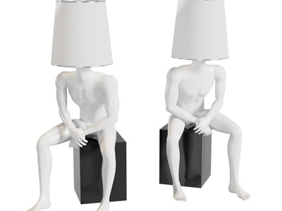 现代雕塑雕刻落地灯