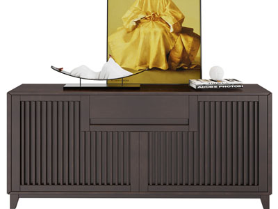 新中式实木玄关柜、边柜