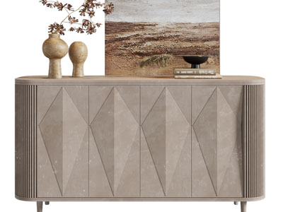 侘寂风玄关柜、边柜