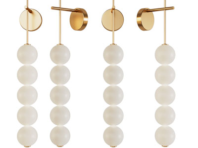 现代轻奢串珠壁灯