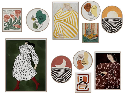 北欧装饰挂画、照片墙