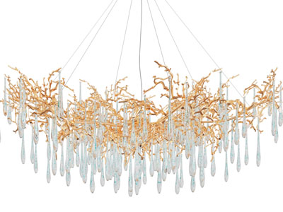 现代轻奢树枝吊坠吊灯