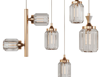 现代轻奢水晶单头吊灯