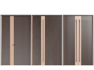 现代子母、双扇平开门