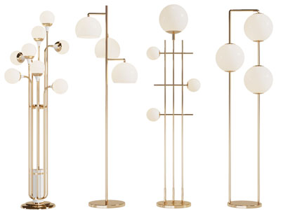 现代轻奢落地灯