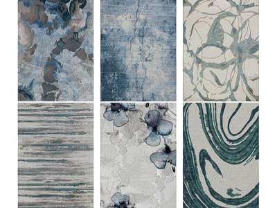 新中式长方形地毯