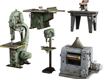 工业风loft机床、工业设备3d模型 工业风loft机床、工业设备