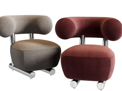 现代单人沙发3d模型 现代单人沙发