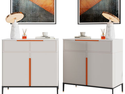 新中式玄关柜、边柜