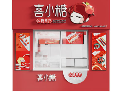 现代糖果店门头