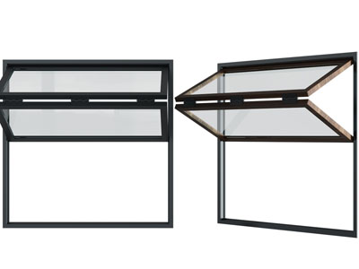 现代可折叠窗户