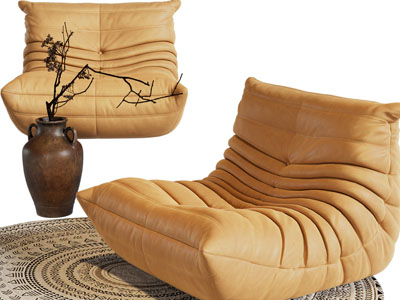 现代懒人沙发、地毯