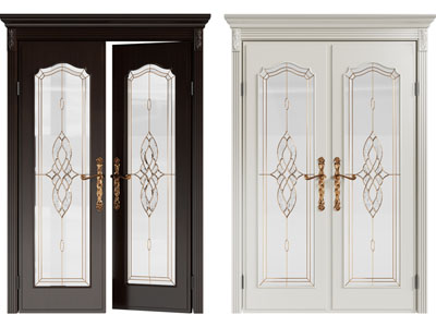 欧式双扇平开门