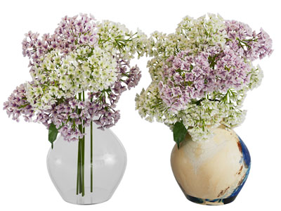 现代陶艺花瓶花卉