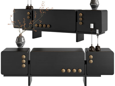 侘寂风电视柜、玄关台