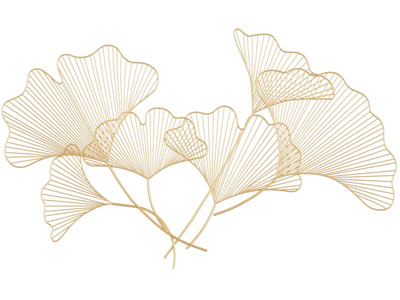 新中式银杏叶墙饰挂件