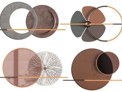 新中式墙饰挂件、壁灯