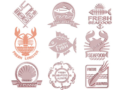 现代鱼虾墙饰挂件