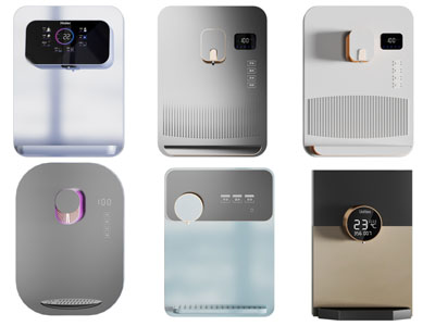 现代壁挂式净水器、直饮机