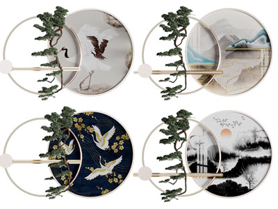 新中式墙饰挂件