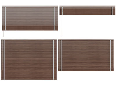 现代百叶窗帘、拉帘