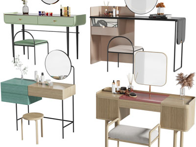 现代化妆、梳妆台