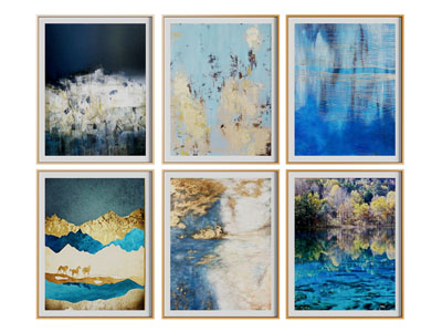 现代轻奢风景装饰挂画