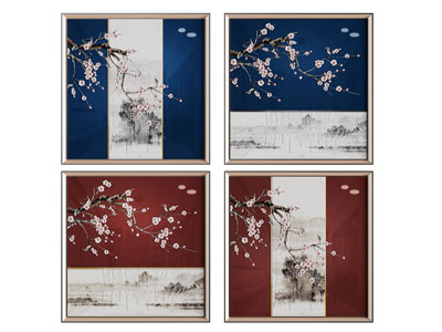 新中式装饰挂画