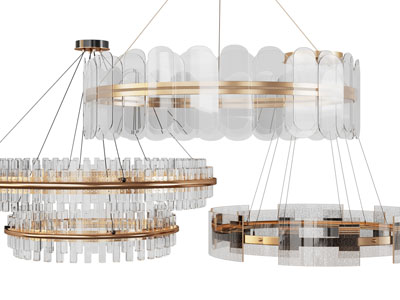 现代轻奢圆形吊灯