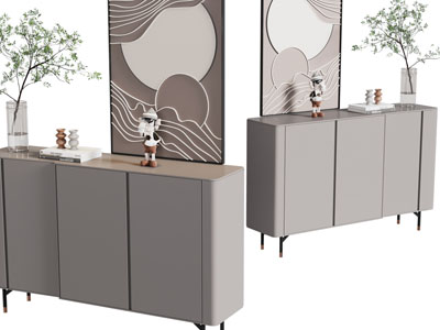 现代玄关柜、边柜