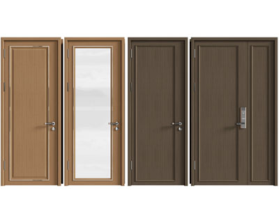 现代单扇、字母入户平开门