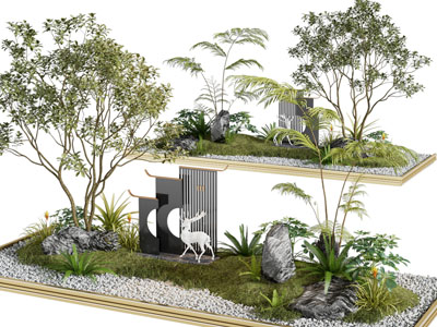 新中式景观园艺小品