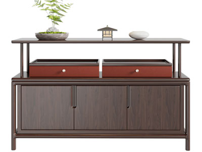 新中式玄关柜、边柜