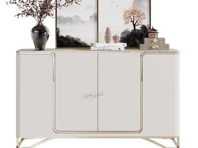 新中式玄关柜、边柜