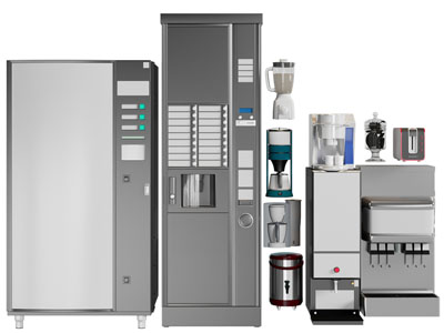 现代咖啡机、冰箱