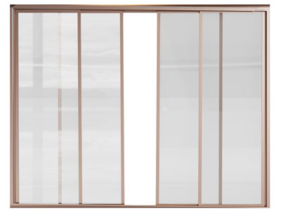 现代轻奢玻璃推拉门