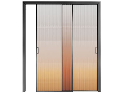 现代玻璃推拉门