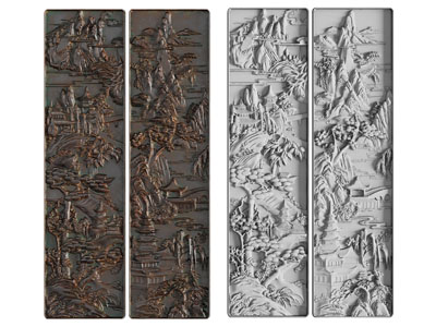 新中式浮雕、装饰挂画