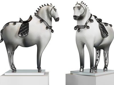现代马匹雕塑雕刻