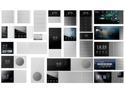 现代智能开关面板