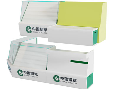 现代烟草展柜、货架