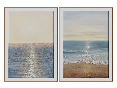 现代大海风景装饰挂画