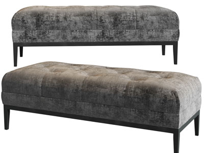 现代长方形沙发凳