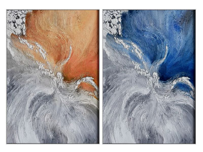 现代抽象装饰挂画