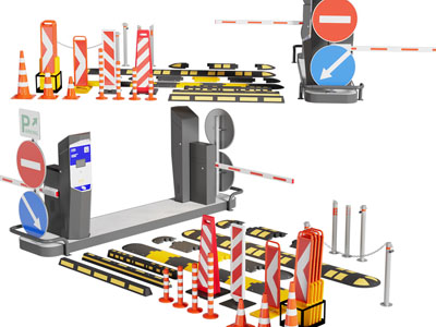 现代门挡、路障