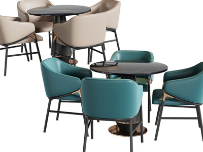 现代休闲桌椅组合