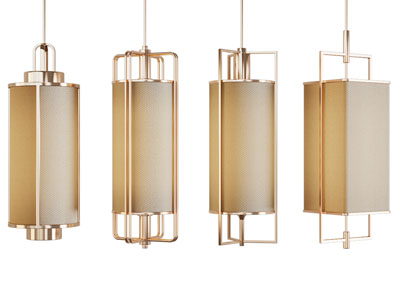 新中式单头吊灯